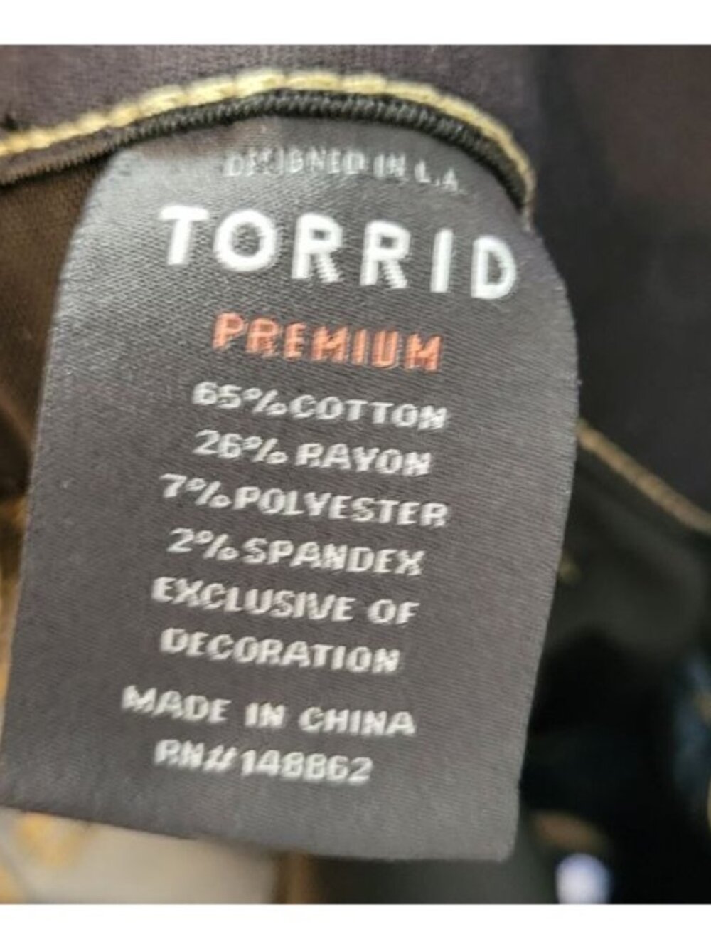 Torrid | Bombshell Skinny Premium Stretch High-Rise Destructed Jean - Picture 7 of 11